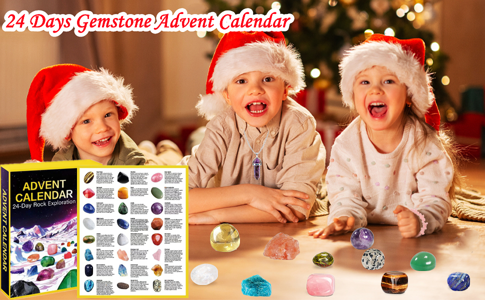 Christmas Rock Advent Calendar 2023, Christmas Countdown