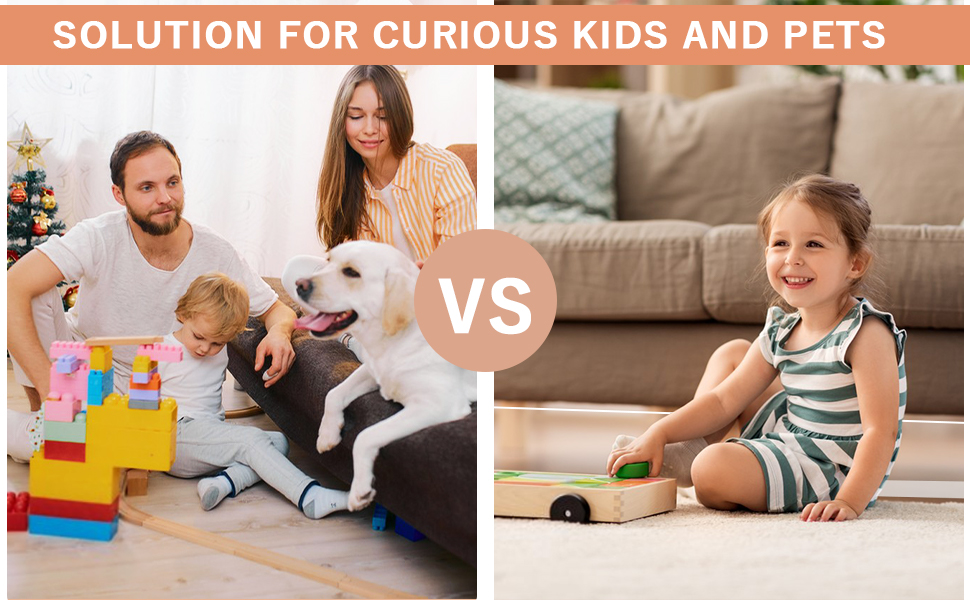 Under Couch Blocker,Toy Blockers for Furniture, Adjustable