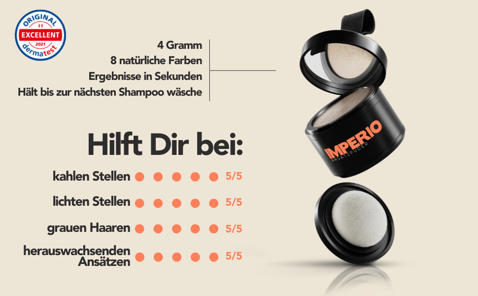 Ansatzpuder hilft bei