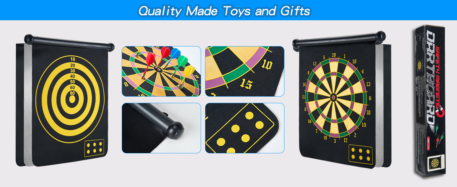 magnetic dart board for kids