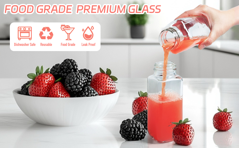 glass drinking bottles