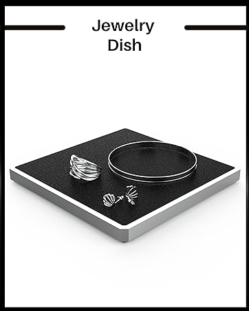 Larimon Bedroom Dish Stand Holder Girls Moms Collectors Bridesmaids Earing Jewelry