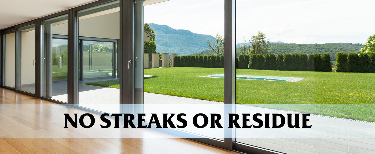 Glass cleaner window spray mirror shine streak free surface smudge remover crystal clear home