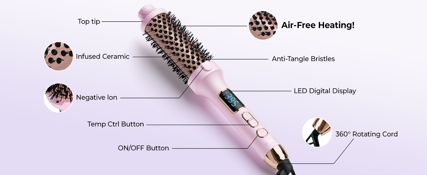 5 Heat Temps Negative Ion Hair Curler