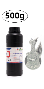 Blu 3D Rapid Resin Strong and Precise High Resolution for LCD DLP 3D Printer