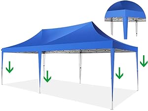easy up canopy 10 x 20 pop up canopy gazebo canopy outdoor canopy portable 10x20 canopy party tent