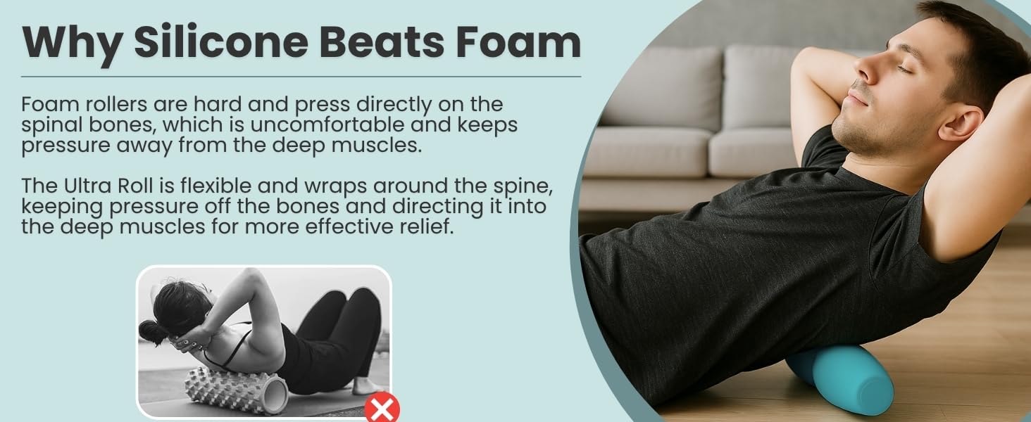 ultra roll massager deep tissue nassage neck lower back