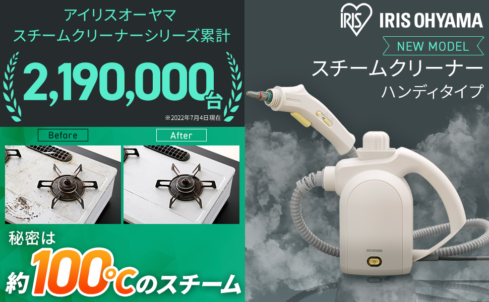 Amazon.co.jp: アイリスオーヤマ スチームクリーナー ハンディ