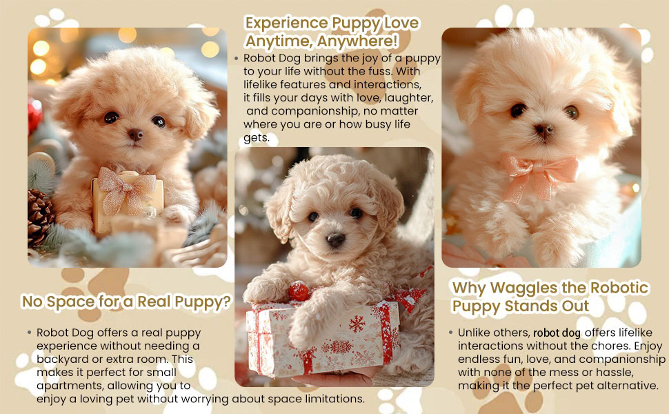 nicoo realistic robot puppy
