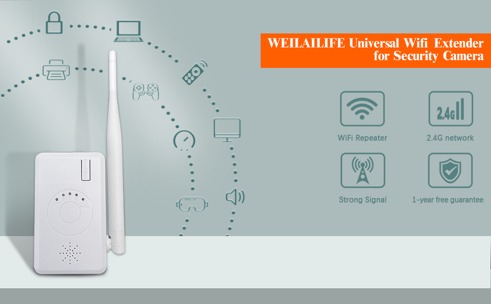 {ONLY for WEILAILIFE Security Camera System} WiFi Range