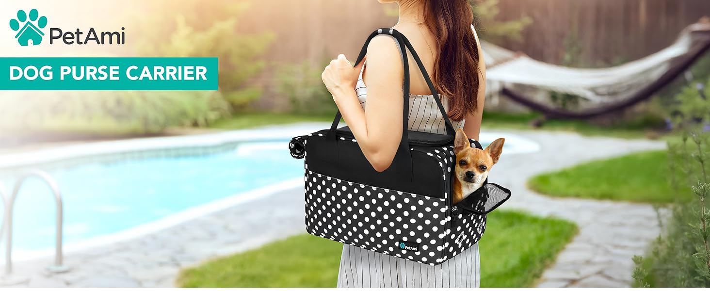 dog pet cat purse carrier small tote carrier puppy