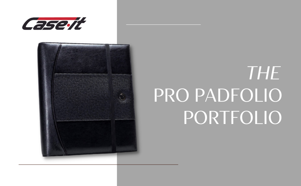 Amazon.com : Case-it Pro Padfolio Portfolio Binder, 1 inch D