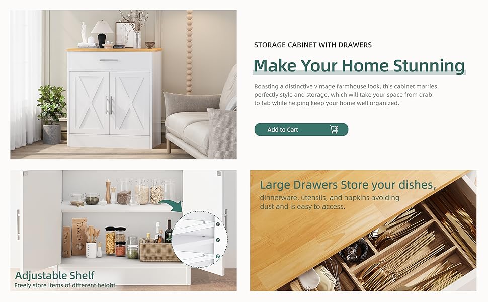 Shintenchi Farmhouse Storage with Doors and