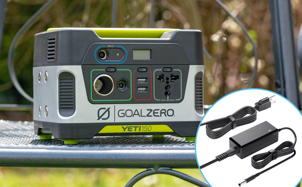 15V 60W Replacement for Goal Zero Yeti Charger AC Adapter