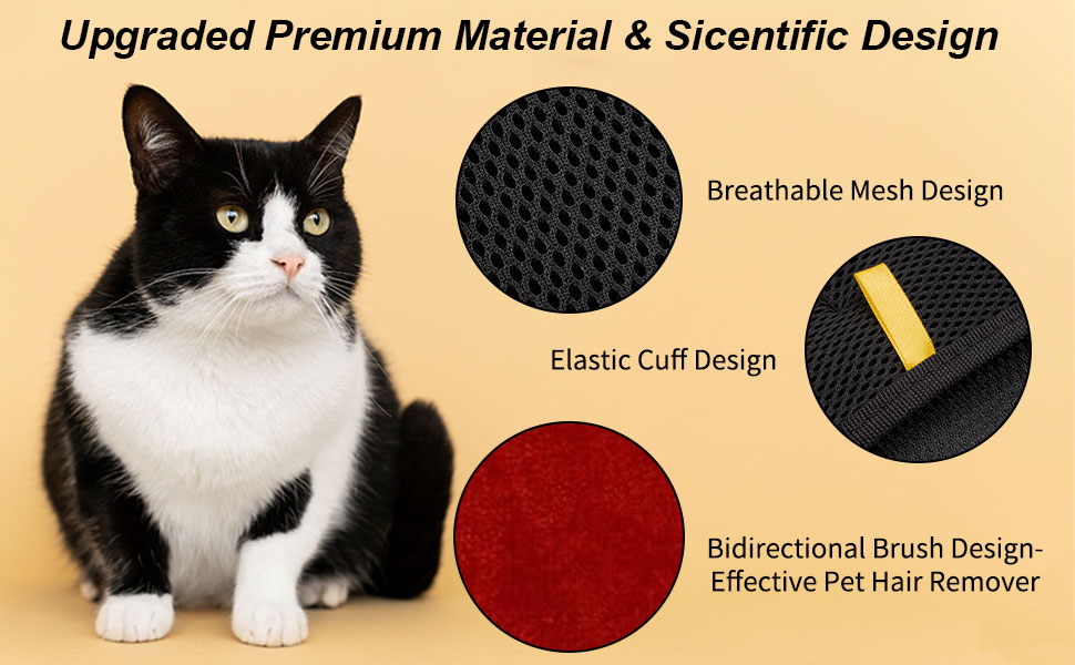 cat hair remover mitt