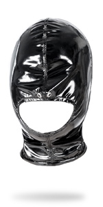 Black Mouth Open Mask