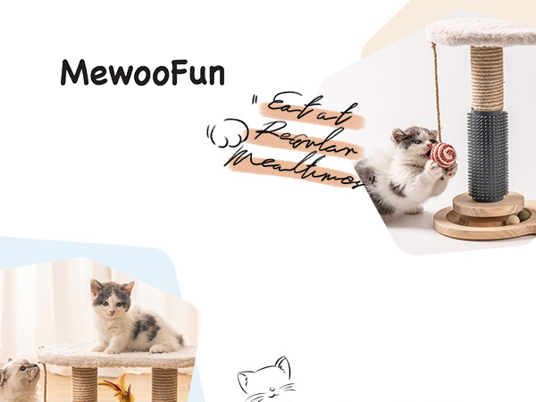 Amazon | MEWOOFUN 猫用 爪とぎ ポール 天然サイザル麻紐