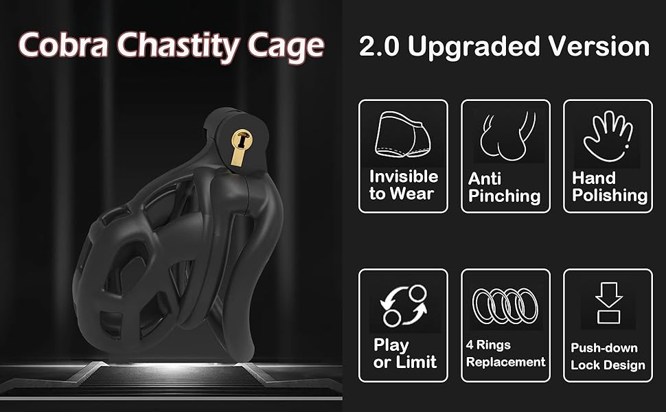 2.0 Upgraded Version Chastity Cage