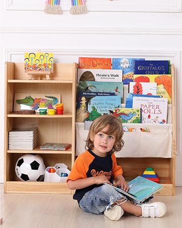 Book rack combine