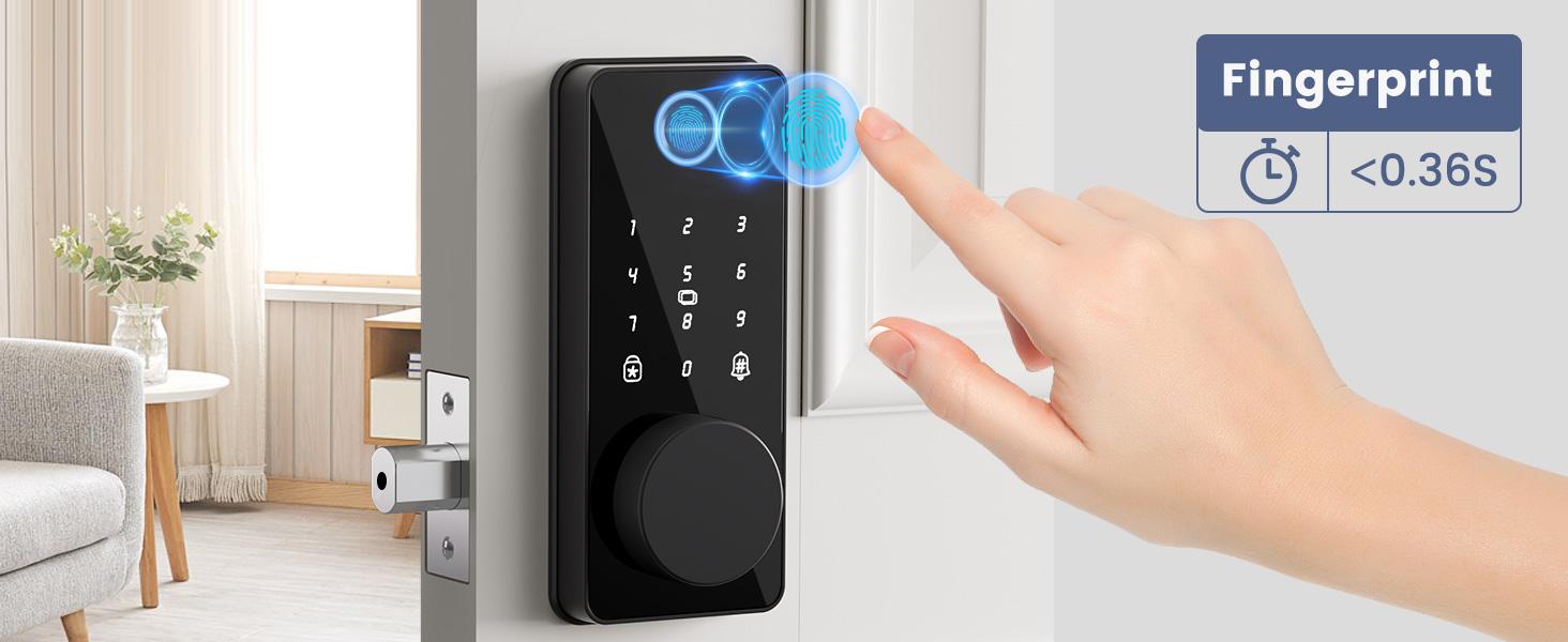 fingerprint deadbolt