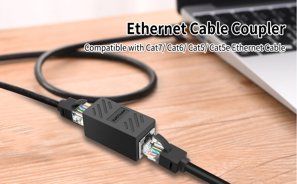 RJ45 Coupler, 6 Pack in Line Coupler Cat7 Cat6 Cat5e