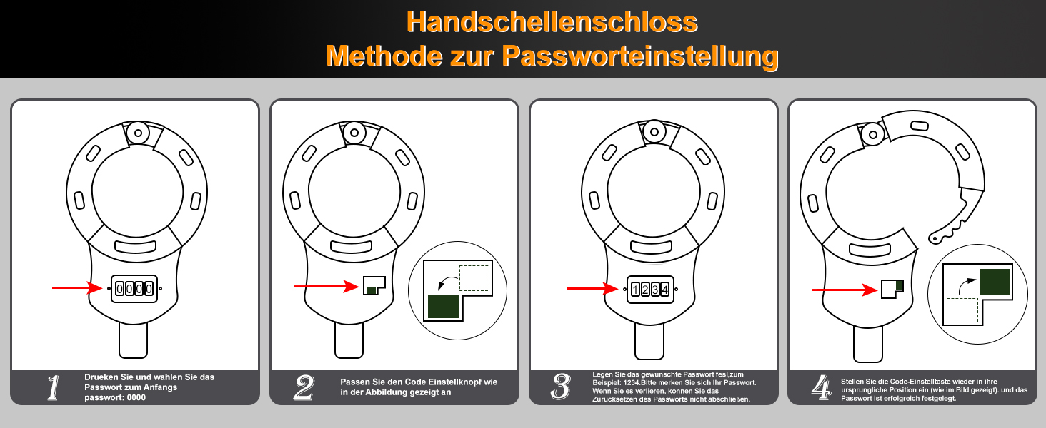 E Scooter Lock, E Scooter Lock with Number Code, Handcuff Lock E