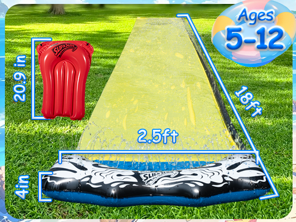 Amazon.com: Wham-O Slip N Slide 18ft Single Wave Rider with