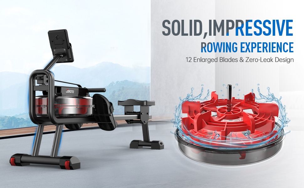 JOROTO MR23 Rowing Machines for Home Gym Foldable Rower Machine 300 LBS Weight Capacity with