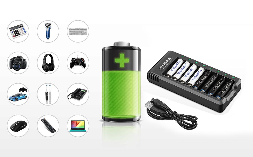 aa rechargeable battery charger