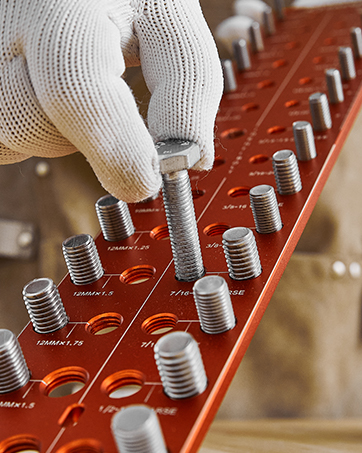 Saker Nut and Bolt Thread Checker, Bolt Size and Thread Gauge, 14 ...