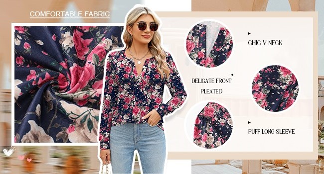 long sleeve blouses for women fall trendy tops