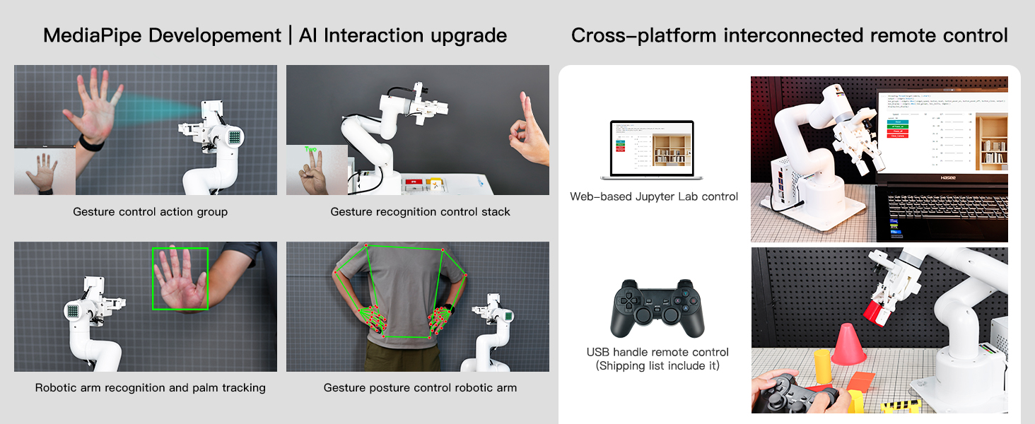 7Dof with Adaptive Gripper,USB HD Camera,USB Control Handle