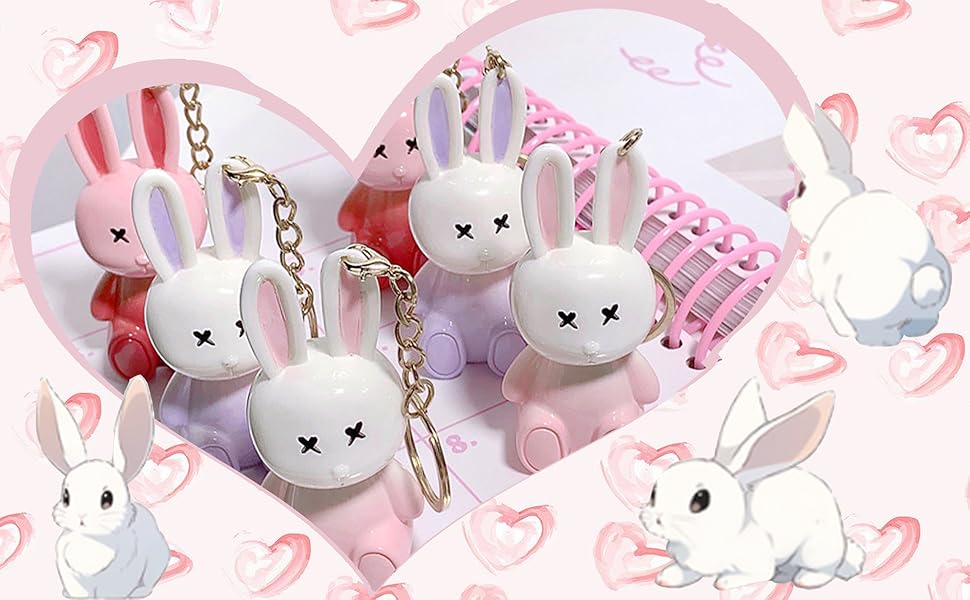 3Pcs Bunny Rabbit Lip Gloss Set