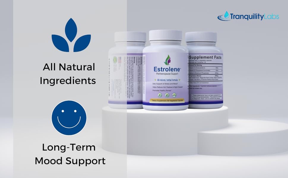 ESTROLENE Perimenopause Relief Natural Supplement for
