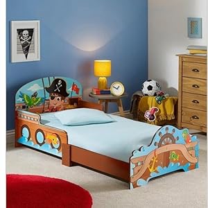 wooden toddler infant child kids bed protector safety guard