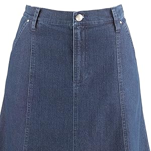 denim cowgirl skirt