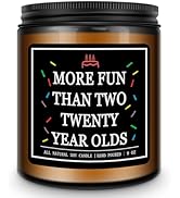 Homsolver 40th Birthday Gifts Men Women, 9OZ Lavender Scent 1985 40th Birthday Candles Gift for H...