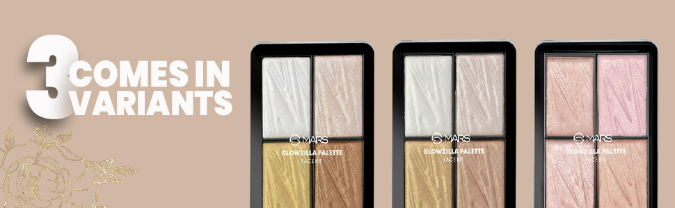 MARS Glowzilla Highlighter Face Palette