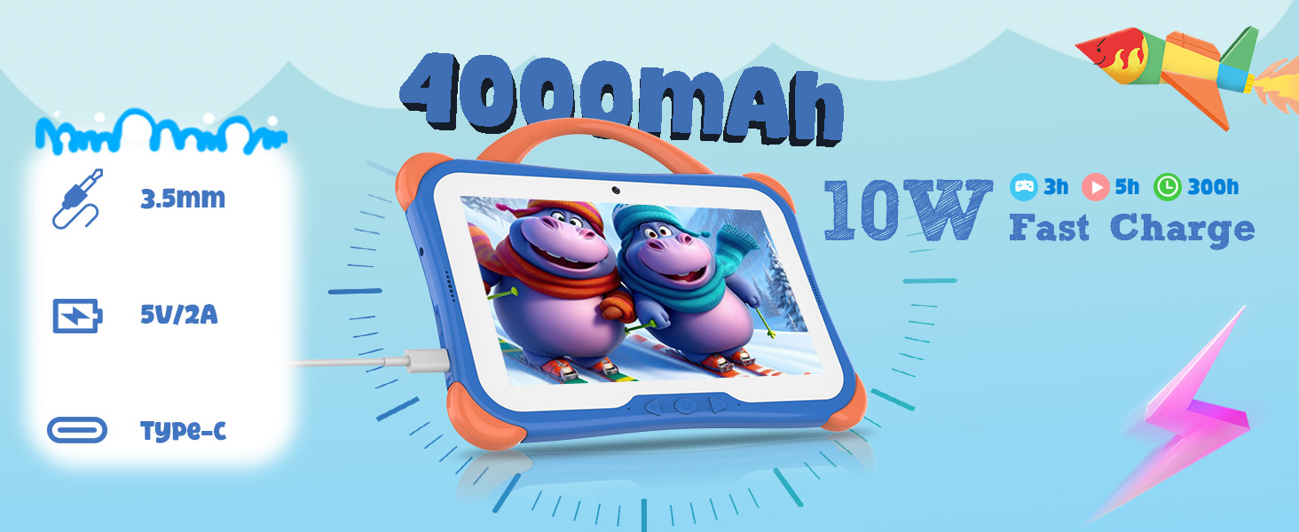 CWOWDEFU tablet for kids 7" pro