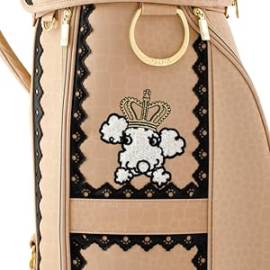 超美品☆エムユースポーツ エレガントキュートな肉球柄パンチングレースカートバック M・U SPORTS MU SPORTS MU スポーツ 肉球柄パンチングレース