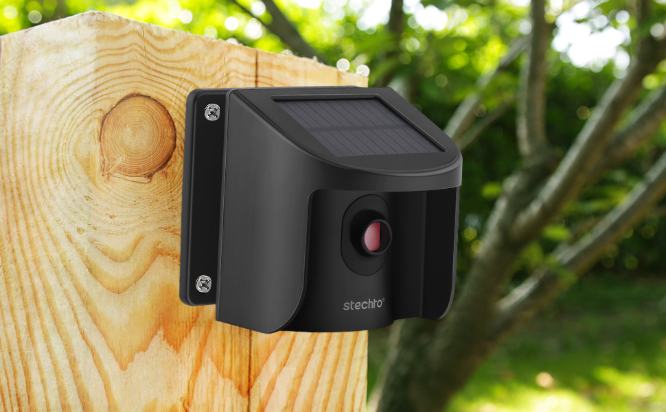 Solar Driveway Alarm, STECHRO Wireless Motion Sensor Alarm