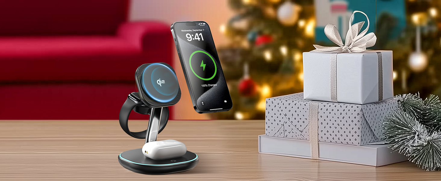 3 in 1 charging station for apple