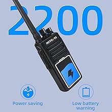 Retevis RT81 Waterproof DMR Radios,IP67,Walkie Talkies with Mic,Group Call,2200mAh,Long Range Two Way Radio for Construction Manufacture(4 Pack) 15 large battery