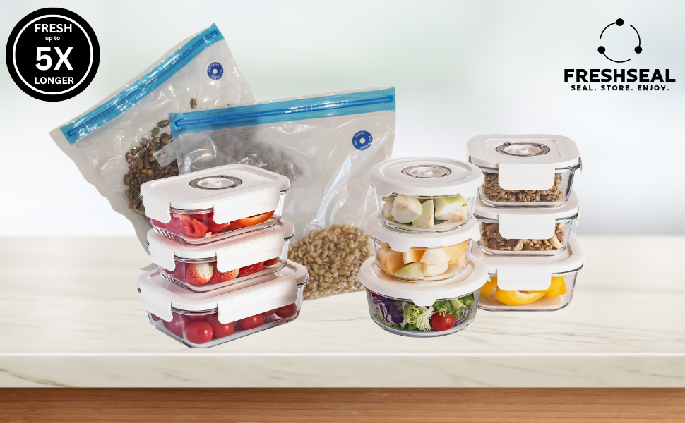 Store fruits, vegetables, nuts and more