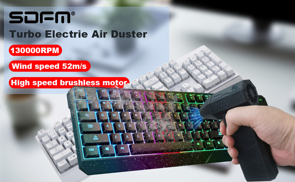 Plumero de aire eléctrico