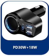 専用❣️3点 Amazon | シガーソケット 3連 【2025第3代目 智能チャージ