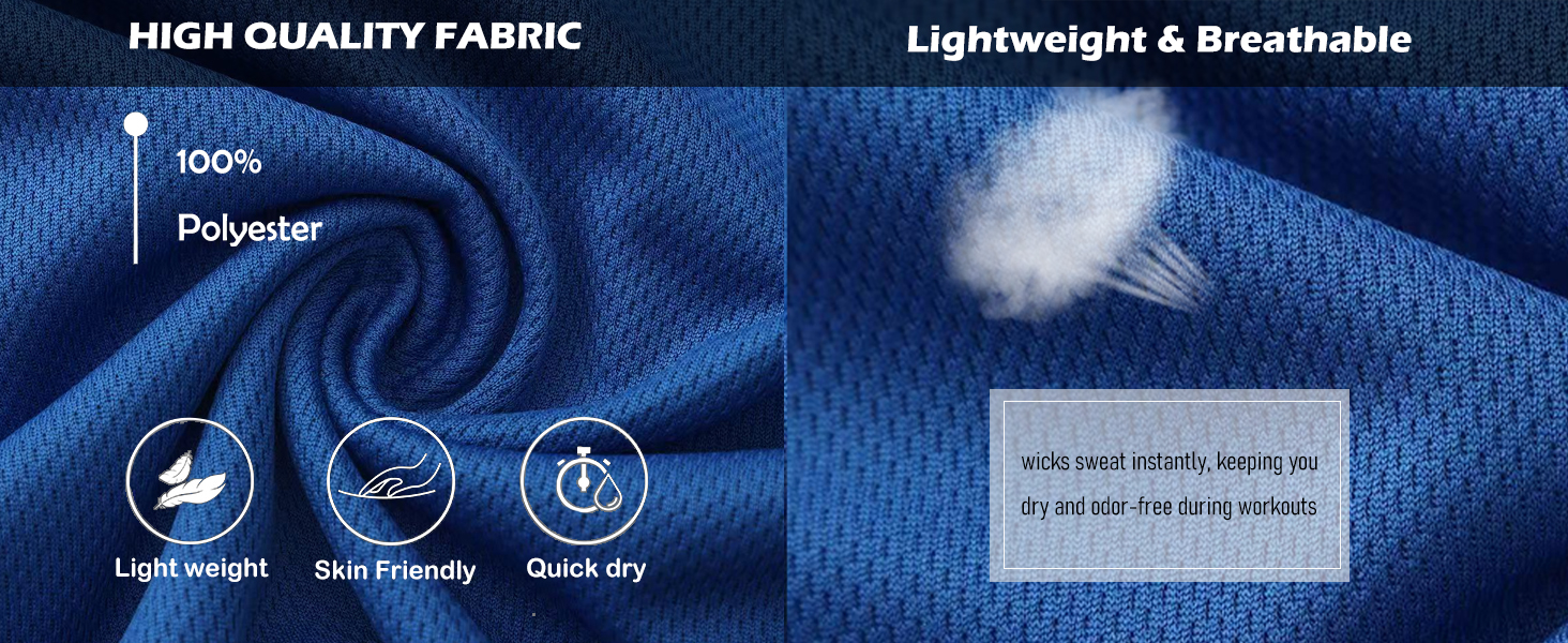 Lightweight and comfortable polyester