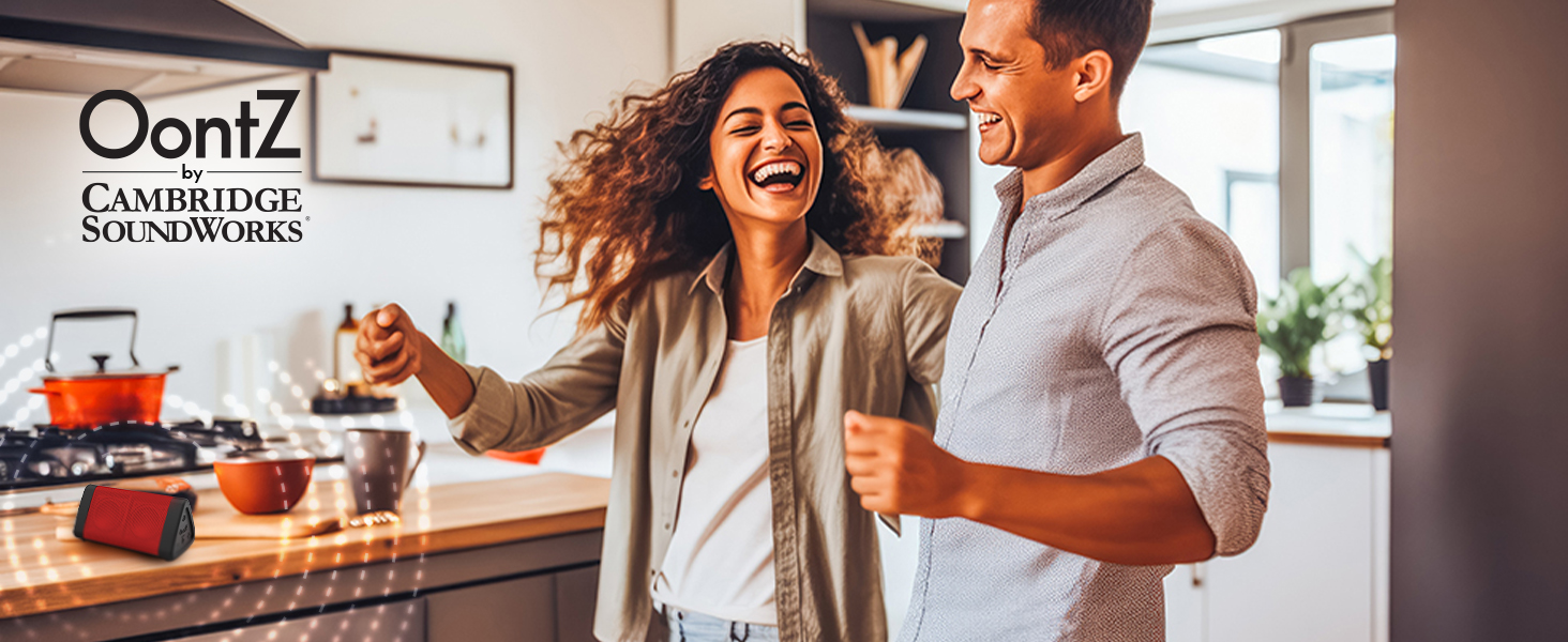 OontZ Angle 3 Bluetooth Speaker, Red