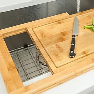 over the sink cutting board