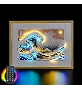 BRICKSHINING LED Lighting Compatible with Lego Hokusai The Great Wave 31208，Light Kit Compatible ...